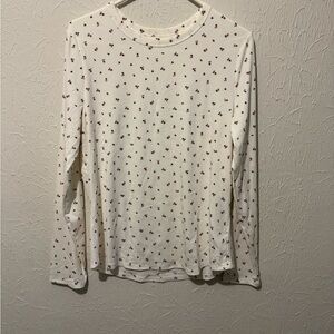 Floral Print Long Sleeve Top